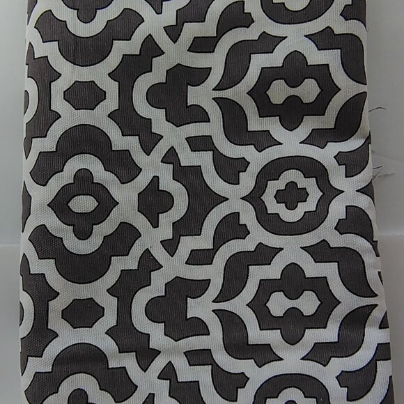 Fabrics by Waverly Inspirations Screen Print Gray & White Lattice - Picture 3 of 9